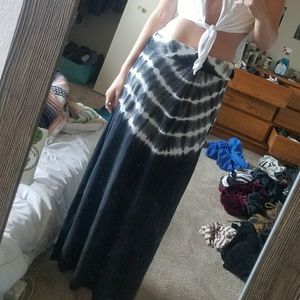 TIE DYE MAXI SKIRT